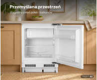 Lodówka do zabudowy MPM 100-CJI-19 85cm Biała Zawiasy Nożycowe 127L - 1526015 - zdjęcie 3